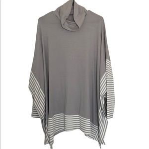 Cowl neck cape L